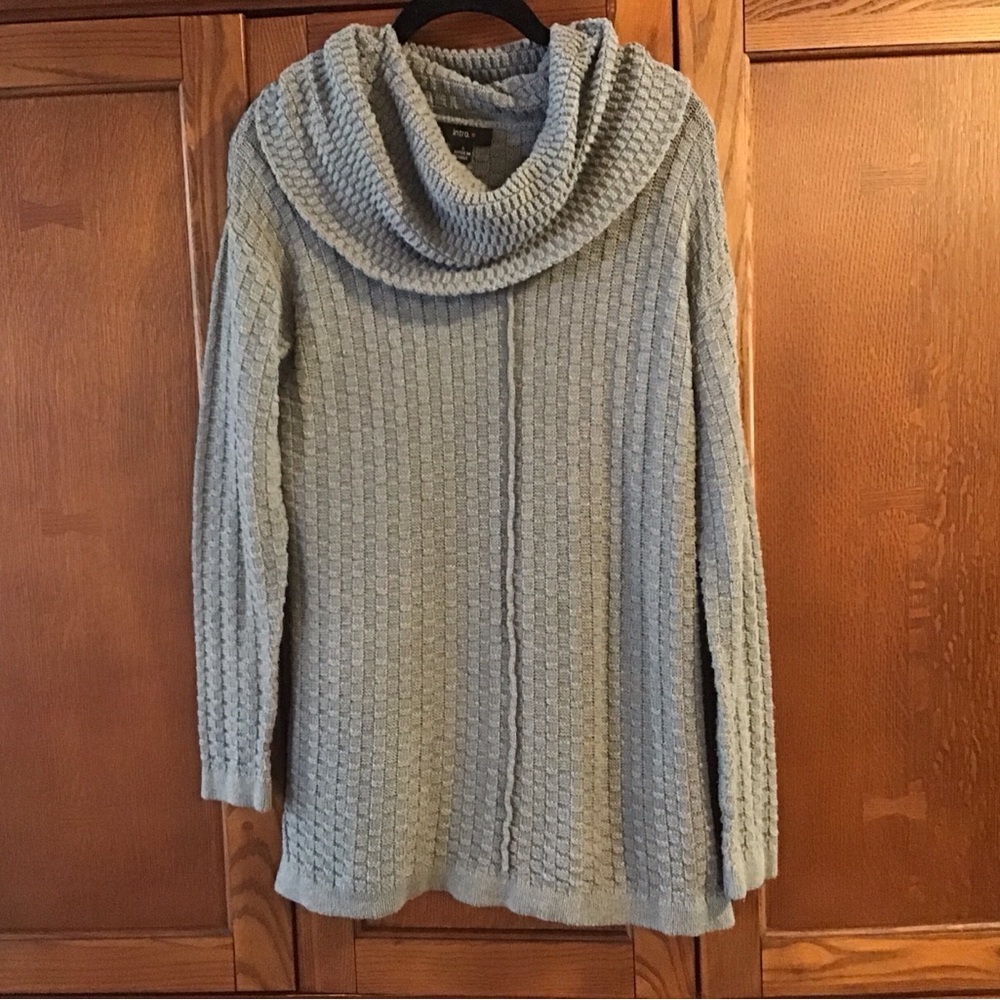 Intro ❤️ Cotton Blend Cowl Neck Sweater